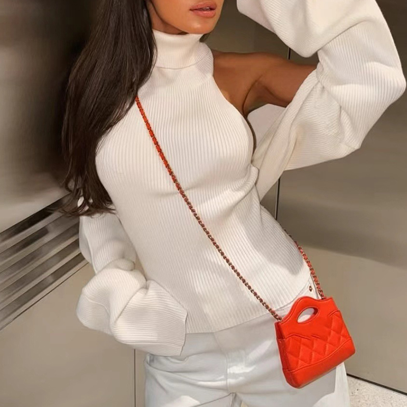 Oversized trui met wijde schou - Tank Top Ribbed recensie en prijs