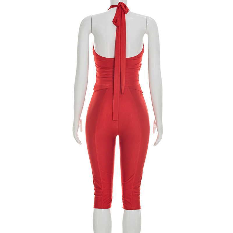 Slank 2-delig dames set: effen - Suspender Tank Top recensie en prijs
