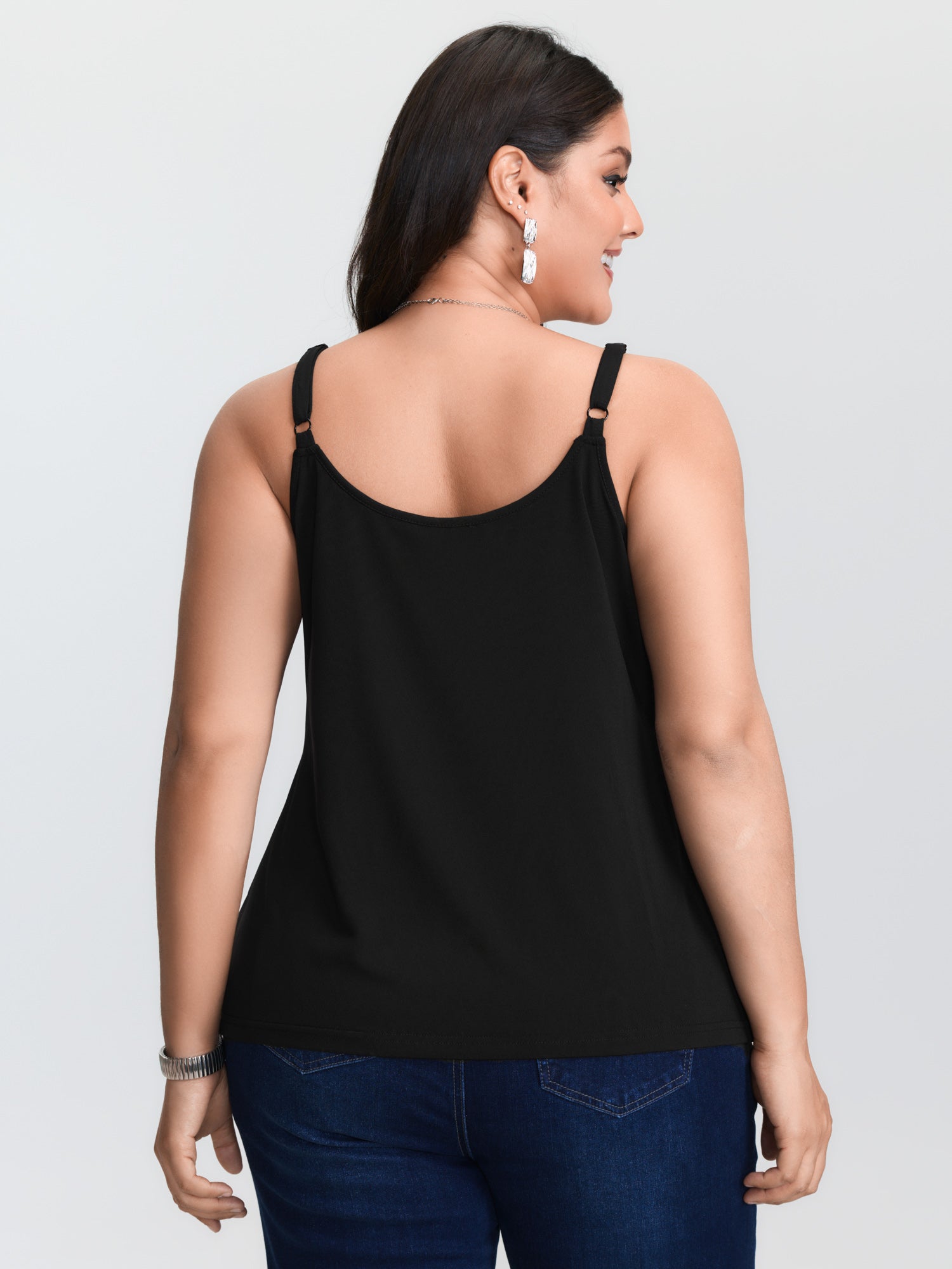 Zwarte, gebreide top in plusma - Suspender Tank Top recensie en prijs
