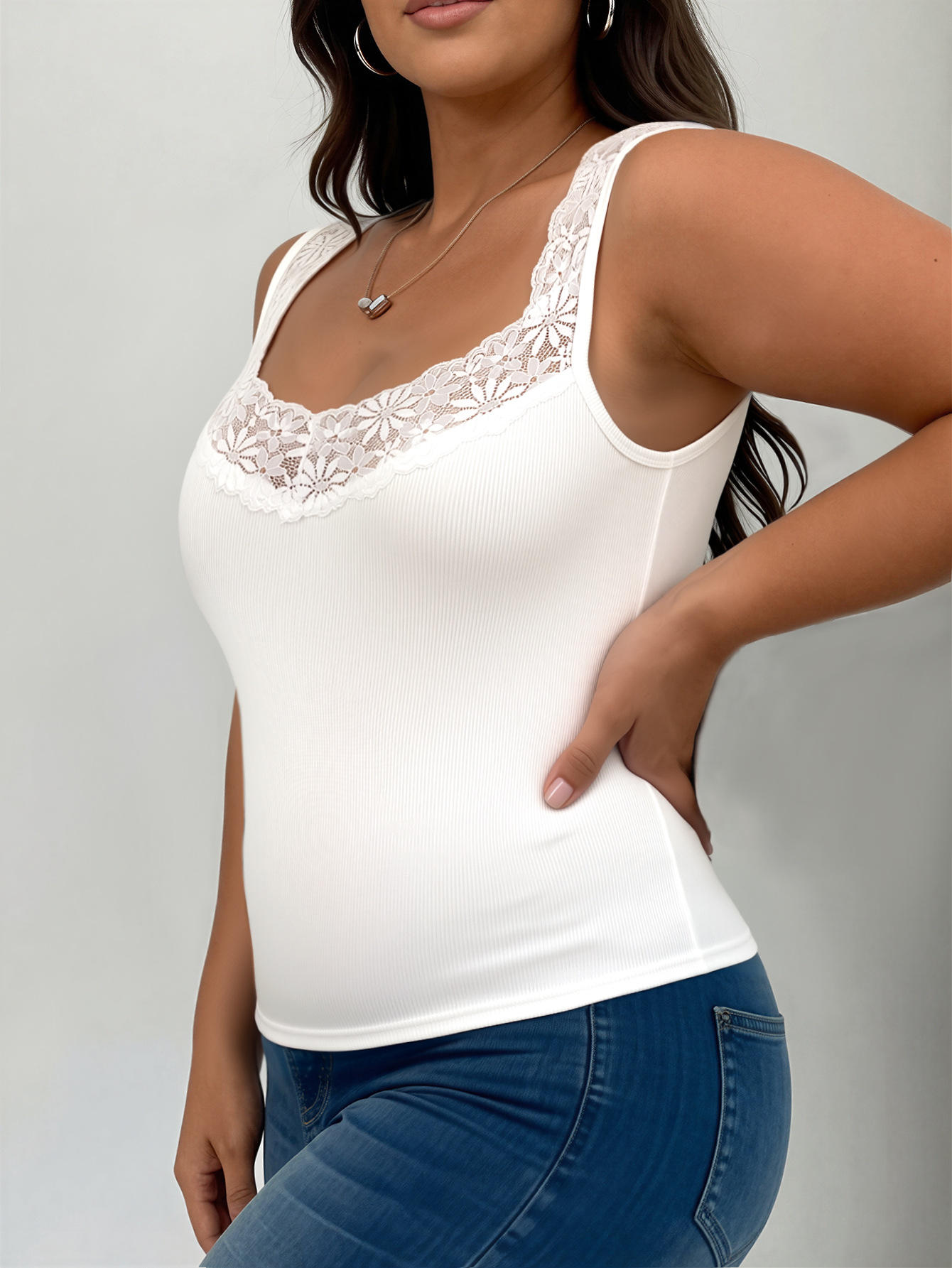 Y2K dames plus size tanktop me - Tank Top Ribbed recensie en prijs
